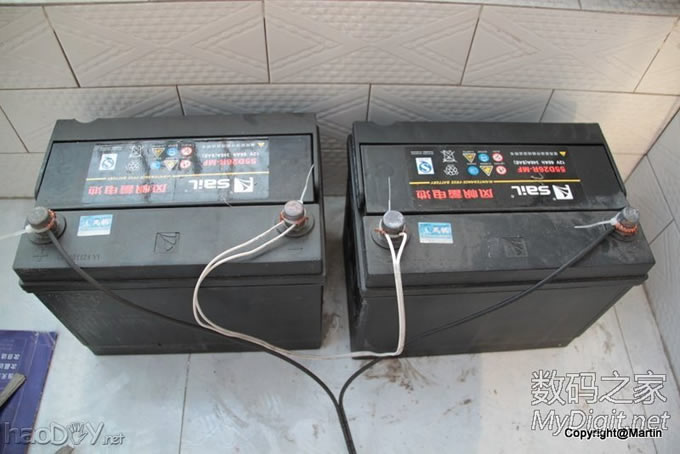 家庭太阳能供电系统初步完成