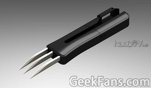 自制金刚狼爪模型!变身超级英雄 附视频