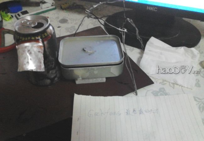 教你用一个易拉罐自制爆米花机