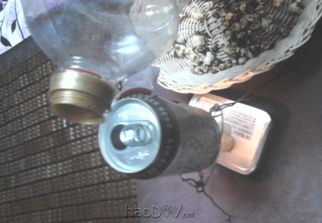 教你用一个易拉罐自制爆米花机