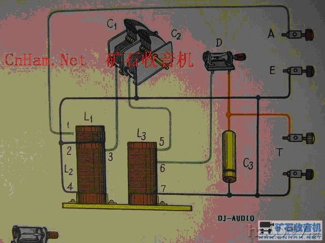 矿石收音机电路图及制法大全