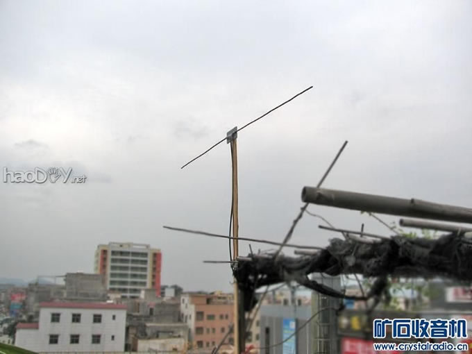 自制FM半波振子天线