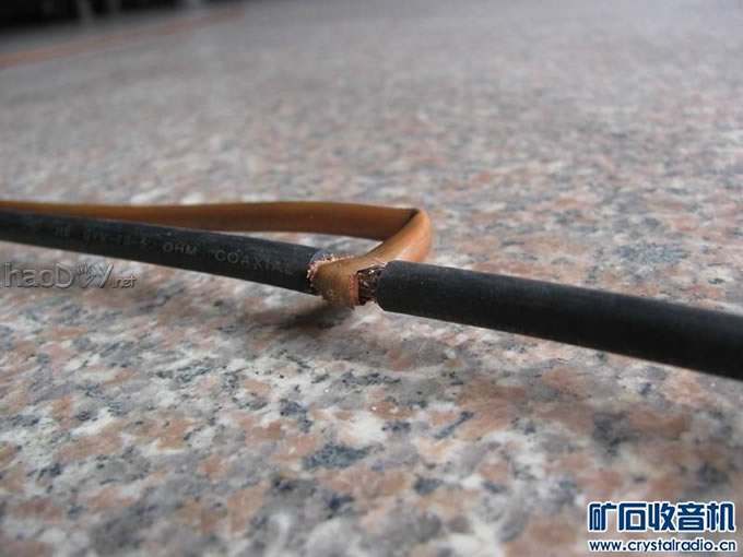 自制FM半波振子天线