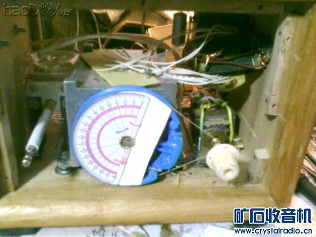 不用天地线的折叠式场效应管检波中波矿石收音机