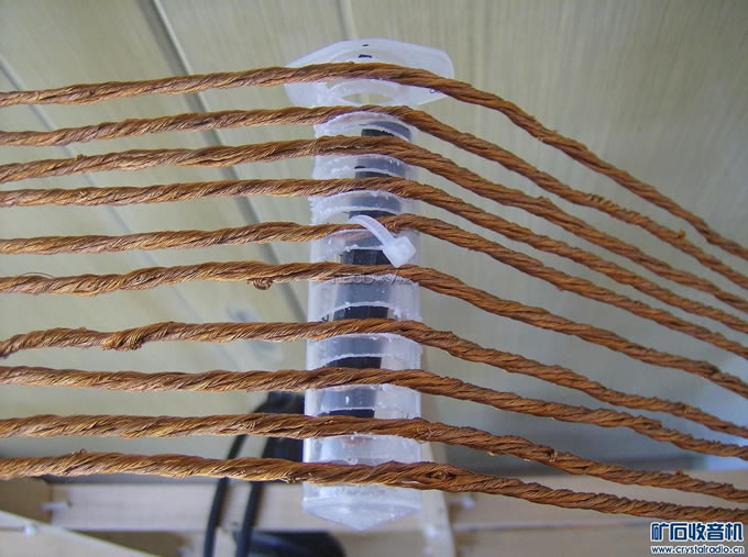 直径0.8米场效应管检波中波大环矿石收音机