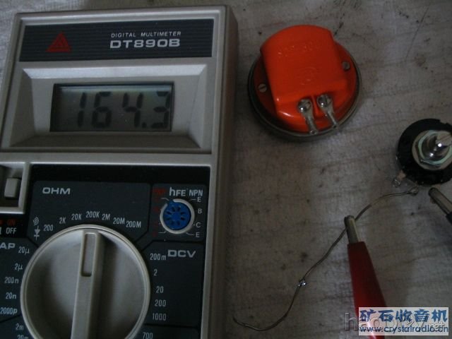 改SC2-300耳机,阻抗达到了164.3K