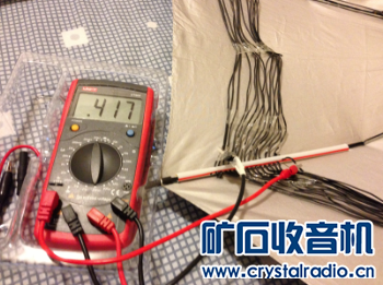 我做的雨伞矿石收音机