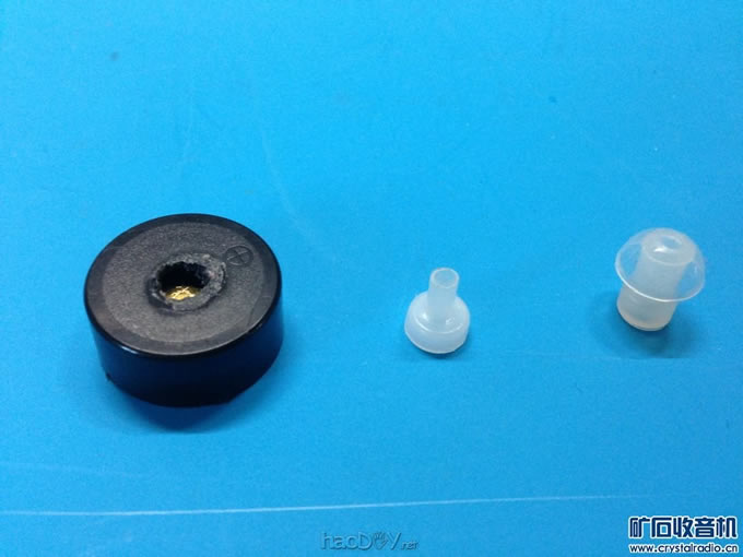 仿蓝牙耳机的一体化超小型矿石收音机