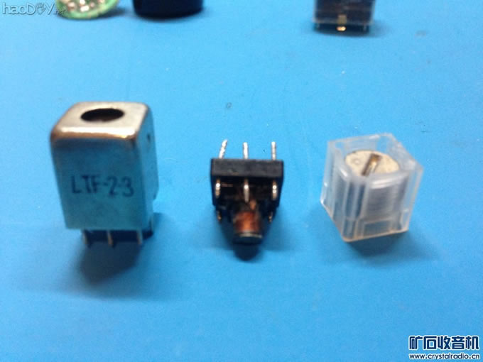 仿蓝牙耳机的一体化超小型矿石收音机