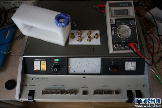 我也绕了一个高Q值磁环线圈