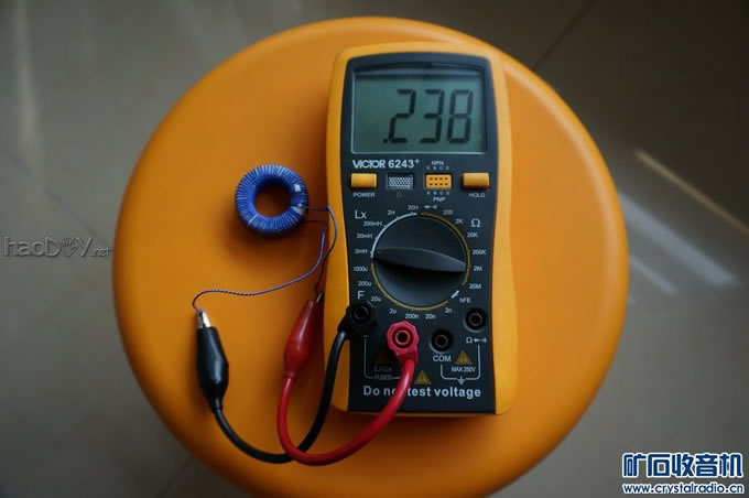 我也绕了一个高Q值磁环线圈