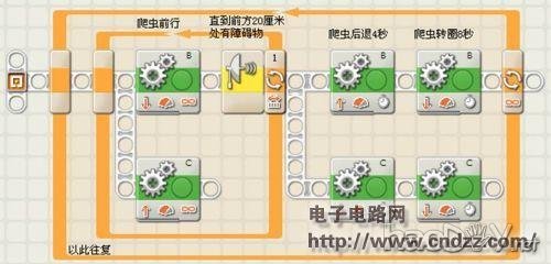 乐高机器人一:能避障的爬虫机器人NXT