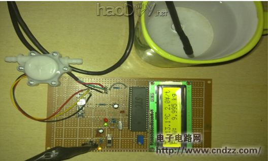 基于51单片机设计家用水流量计,水位报警器设计