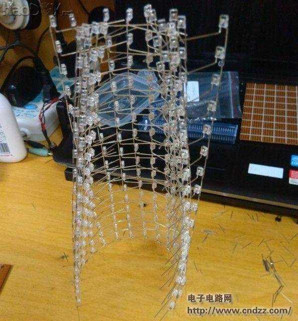 跟风模仿广州塔,最美LED DIY