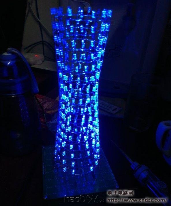 跟风模仿广州塔,最美LED DIY