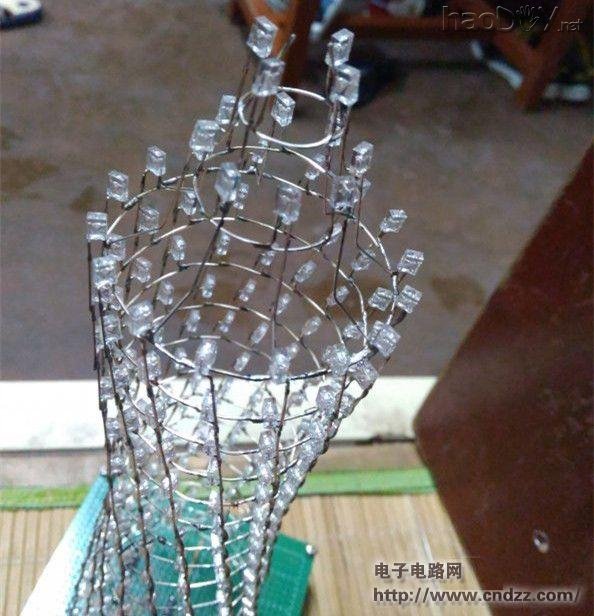 跟风模仿广州塔,最美LED DIY