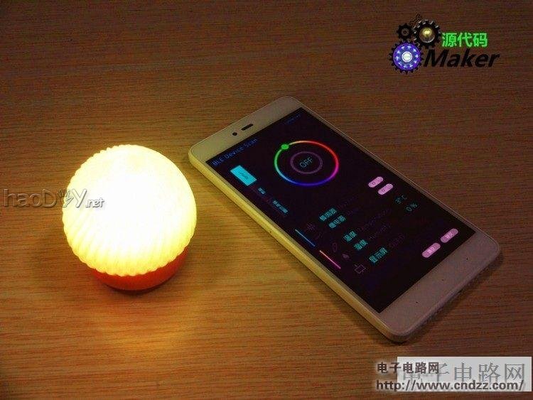 DIY可爱智能蘑菇灯,送女生的良品!