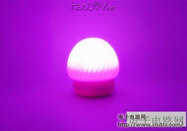 DIY可爱智能蘑菇灯,送女生的良品!