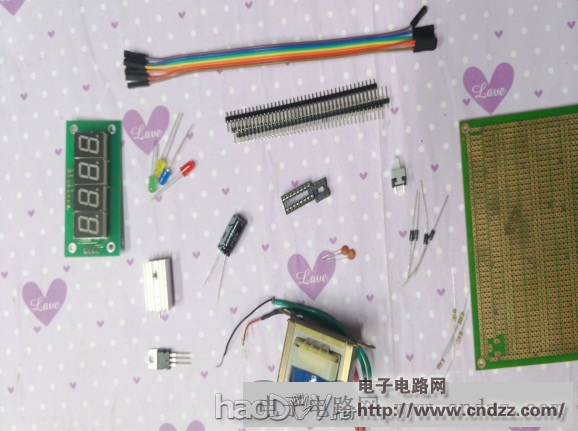 DIY一个心形流水灯,零基础也完全没问题