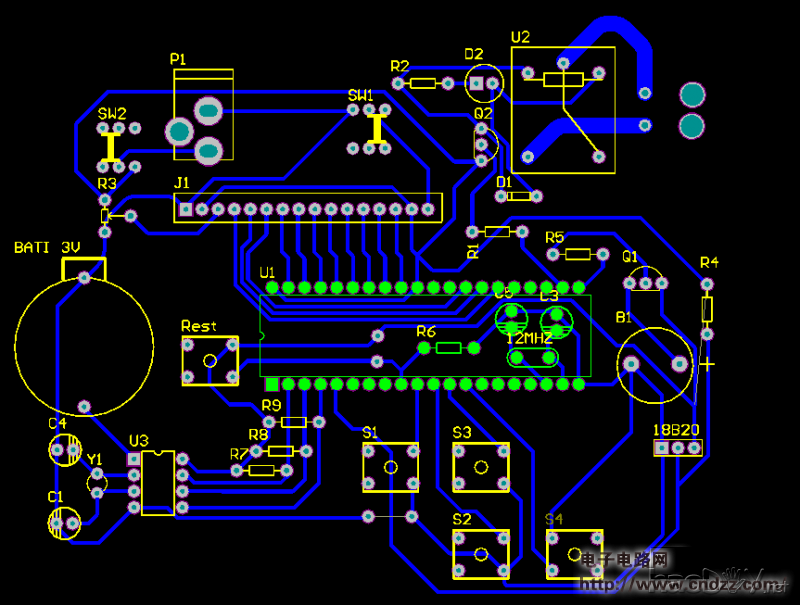 定时插座开关装置