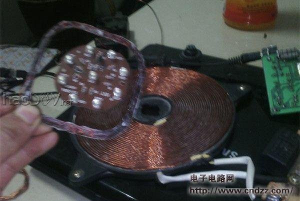 废旧电磁炉变身IGBT版无线供电