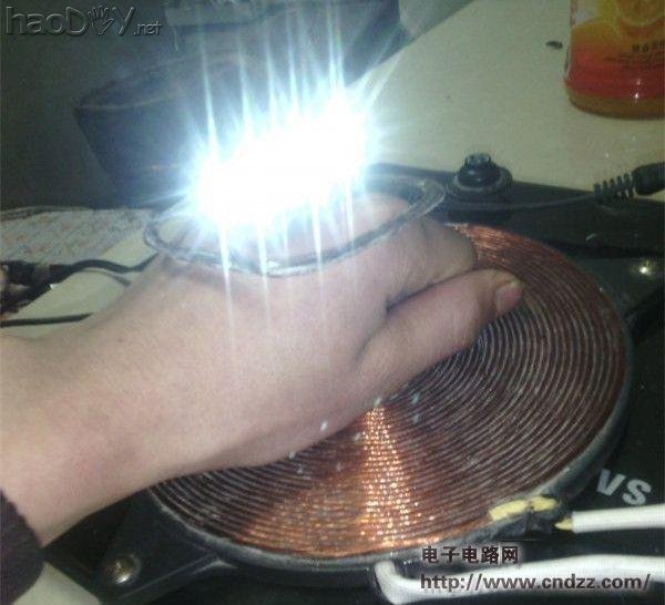 废旧电磁炉变身IGBT版无线供电