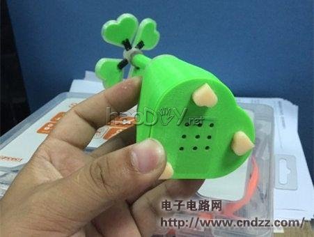 小礼物大心意,3D打印出品,四叶草音乐盒