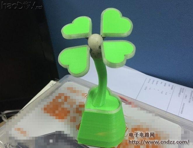 小礼物大心意,3D打印出品,四叶草音乐盒