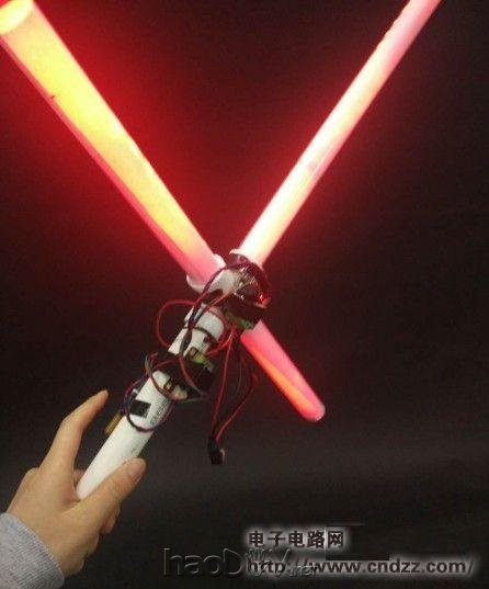 DIY一把星球大战7十字激光剑