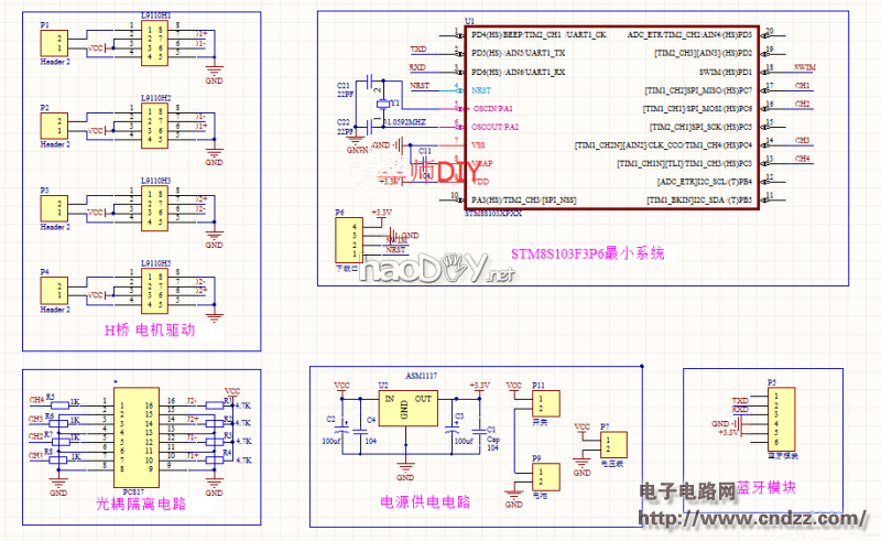 基于STM8的蓝牙小车DIY