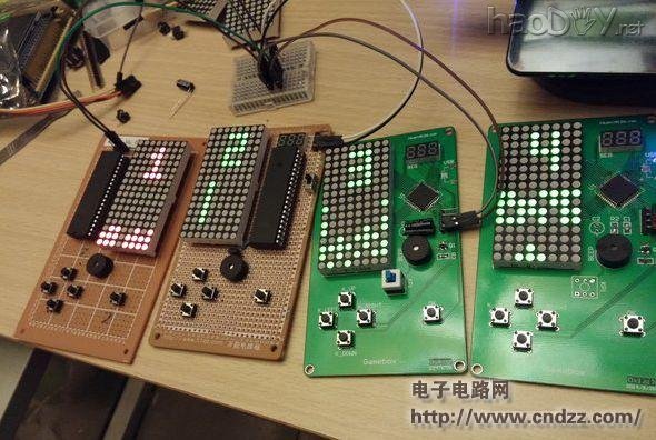 DIY Gamebox复古掌上游戏,四种游戏随意切换视频