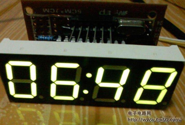 数码管电子时钟的制作,材料工具简单易实现