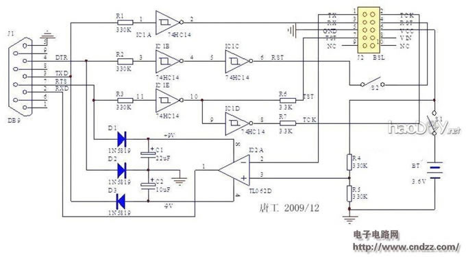 自制BSL编程器,MSP430单片机(成品图+电路图+上位机)