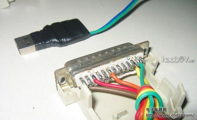 DIY利用万能板自制的并口SPI 编程器