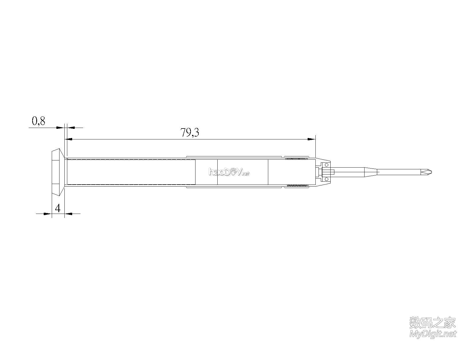 历时三个月,打造论坛最小锂电螺丝刀 历时三个月,打造论坛最小锂电螺丝刀