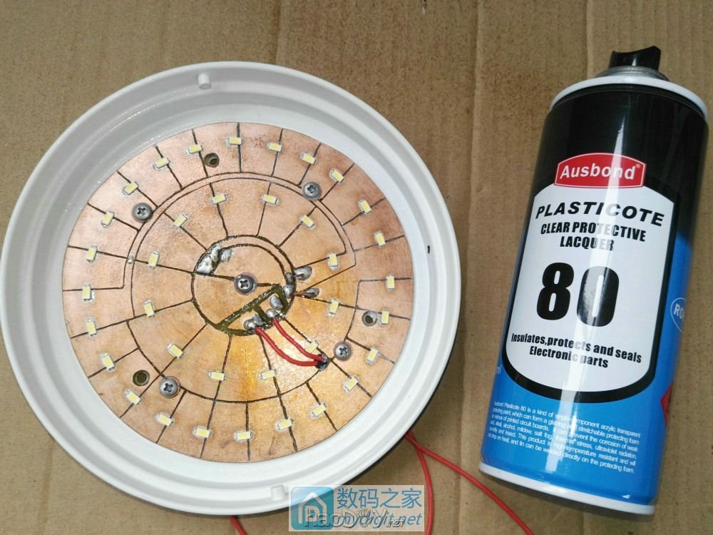 蛋疼之作—三雄.极光柔雪5W吸顶灯改成11W,提升亮度!(37P)|创