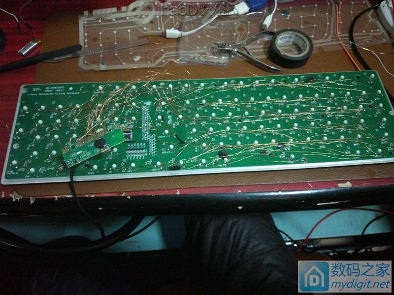 机械键盘,改造无线,打造一把屌丝价格的高端键盘|创意DIY - 数