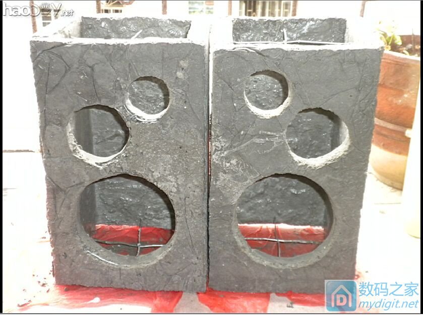 历时436天终于完成的413张图:混凝土音箱和主机,全网首发