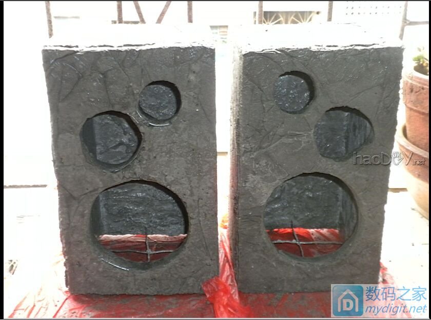 历时436天终于完成的413张图:混凝土音箱和主机,全网首发