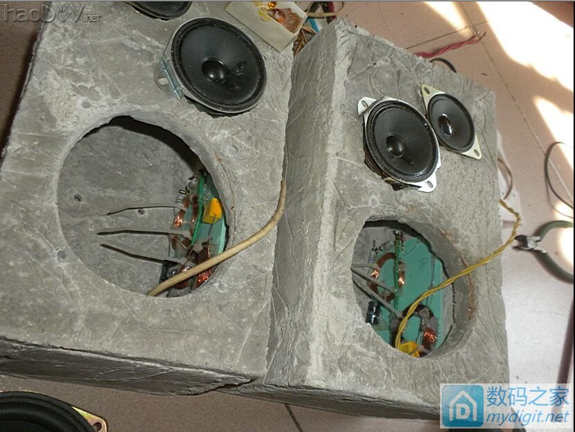 历时436天终于完成的413张图:混凝土音箱和主机,全网首发