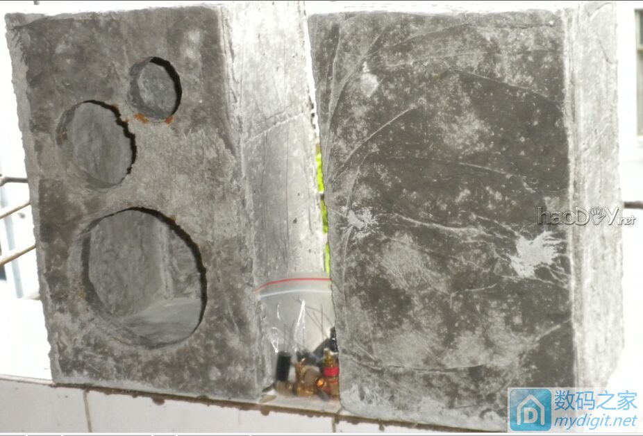 历时436天终于完成的413张图:混凝土音箱和主机,全网首发