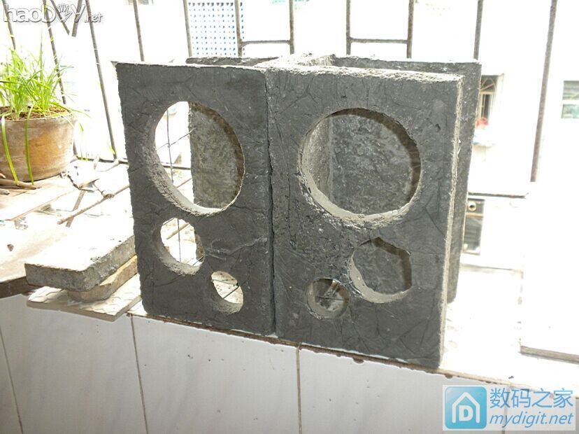 历时436天终于完成的413张图:混凝土音箱和主机,全网首发