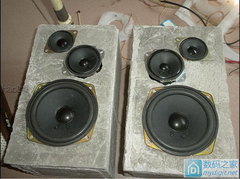 历时436天终于完成的413张图:混凝土音箱和主机,全网首发