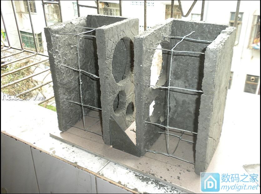 历时436天终于完成的413张图:混凝土音箱和主机,全网首发