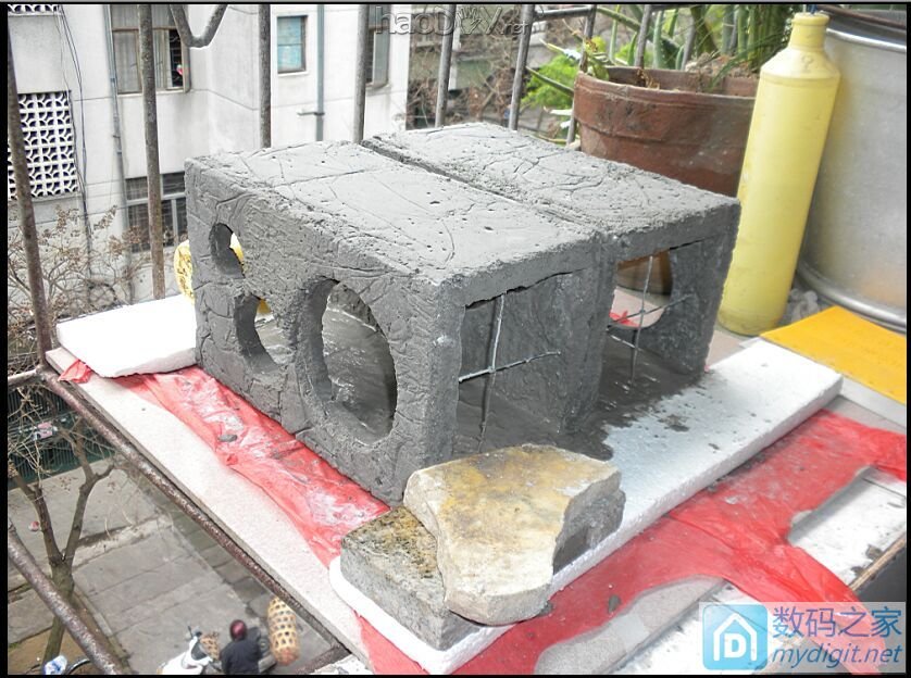 历时436天终于完成的413张图:混凝土音箱和主机,全网首发