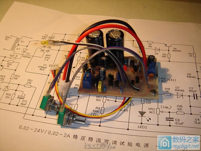 制作0.02~15V,0.02~2A稳压稳流实验用电源 制作0.02~15V,0.02~2A稳压稳流实验用电源