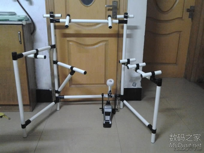 给女儿DIY的电鼓/架子鼓+MIDI触发转换器 给女儿DIY的电鼓/架子鼓+MIDI触发转换器