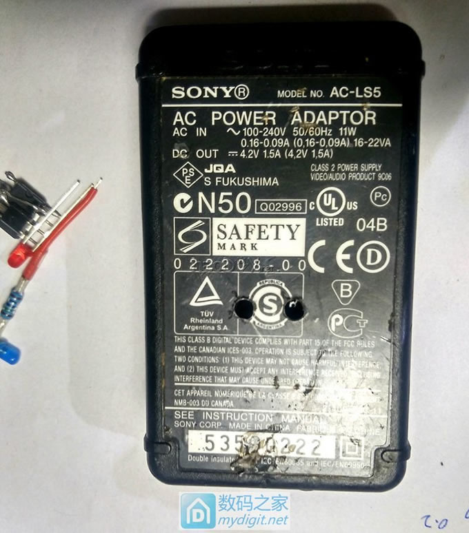 用索尼4.2V电源适配器DIY的4S平衡充 用索尼4.2V电源适配器DIY的4S平衡充