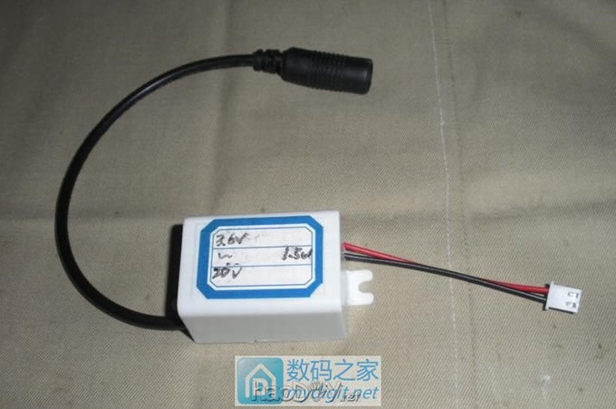 使用车充、LED头灯电路板制作1.5V电源模块(可代替1号电池)