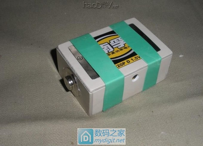 使用车充、LED头灯电路板制作1.5V电源模块(可代替1号电池)